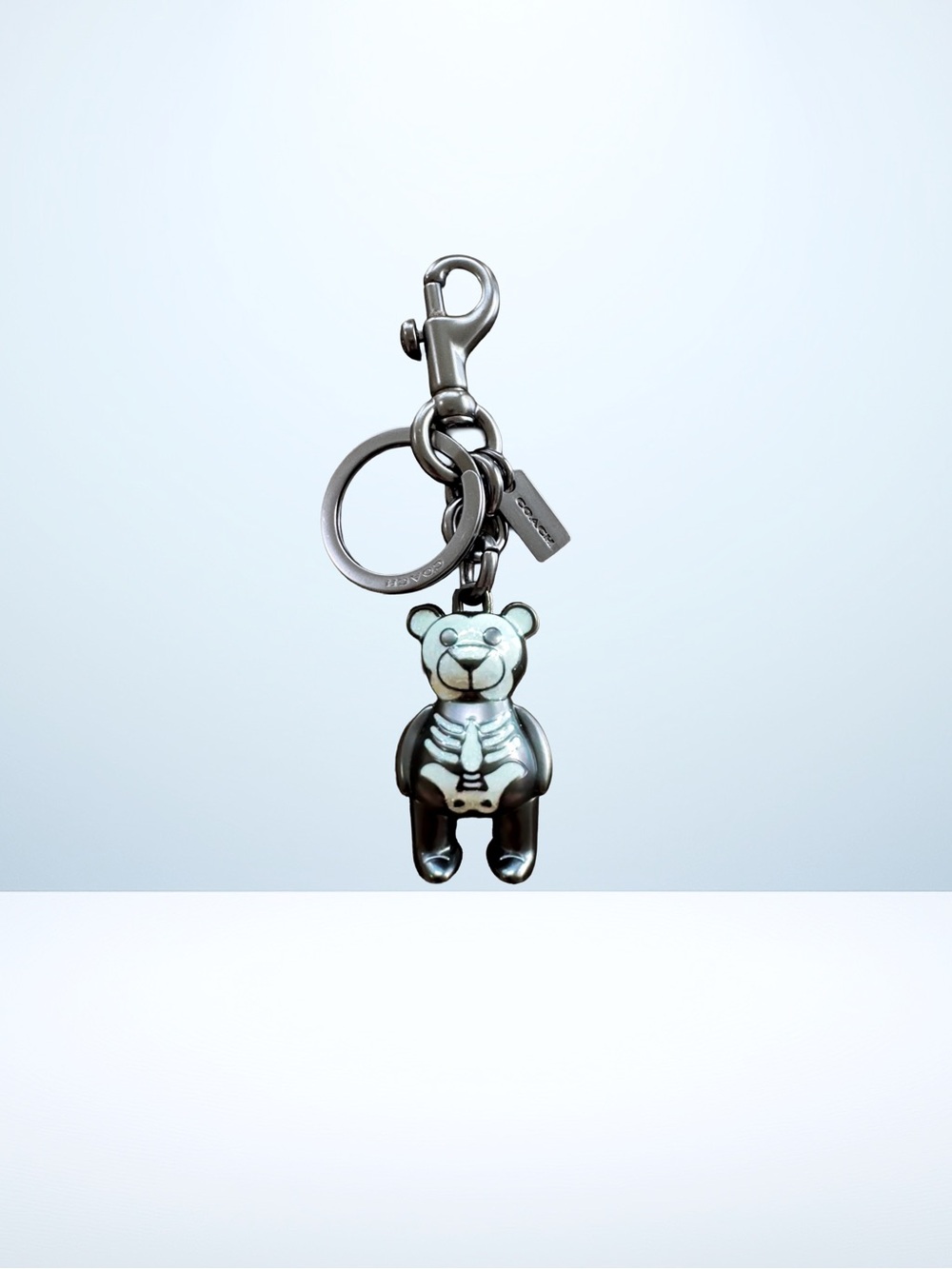 Coach Halloween Skeleton Bear Bag Charm